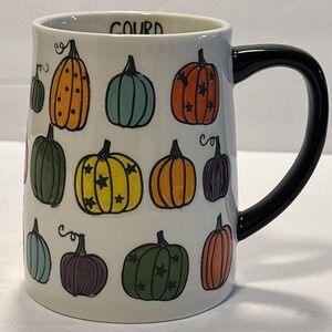Lang Pumpkin Mug Gourd Times Hand Painted Pumpkin Halloween Coffee Mug 18OZ